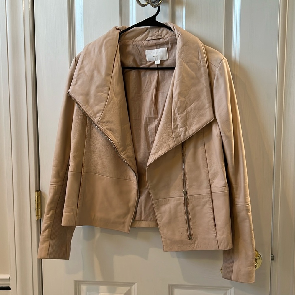 Pink Walter Baker Leather Jacket